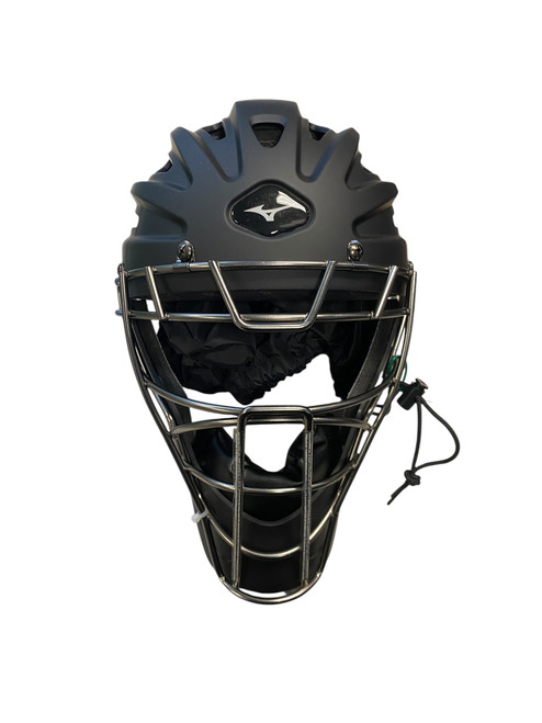 Used Mizuno MSCH200 Catchers Helmet w/Mask Black M/L 11706-S000356355