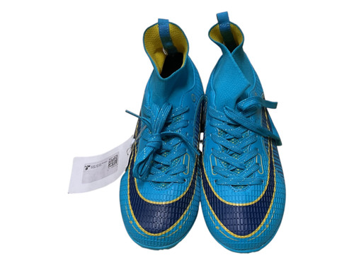 Vist Large View of Product Image Which is USED Riyibcxr Soccer Turf Shoes Sky Blue Senior 6.5