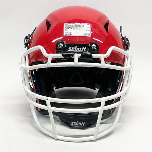 Vist Large View of Product Image Which is Used Schutt 2023 YOUTH VENGEANCE A11 FB Helmet Red XL