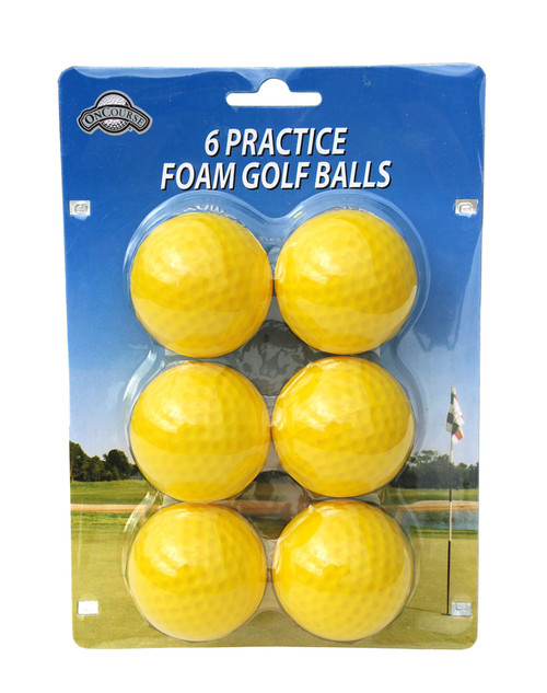 Vist Large View of Product Image Which is J&M GOLFFOAM GOLF BALL 6PK 11908-JMG10058
