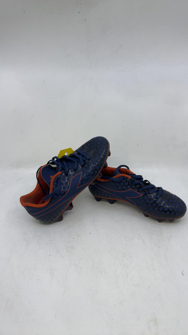 Vist Large View of Product Image Which is Used Diadora Soccer Cleats Navy Blue Junior 02
