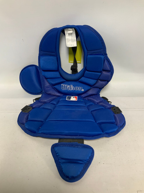 Used Wilson BLUE 14 INCH Catchers Chest Protector Royal Blue Youth 11823-S000032360