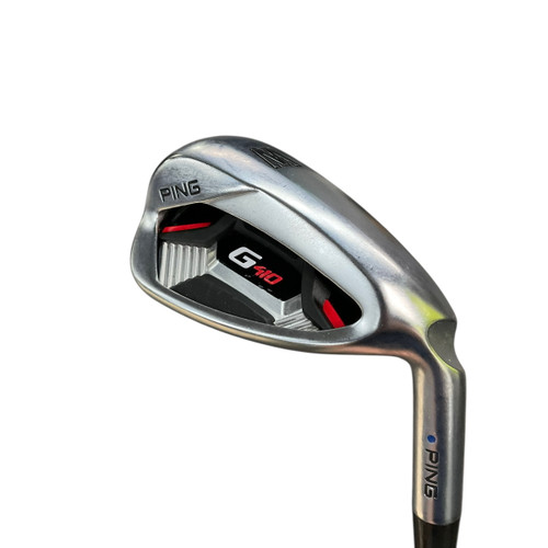 Used Ping G410 BLUE DOT Golf Wedge Mens RH Pitching Wedge 11484-S000282465