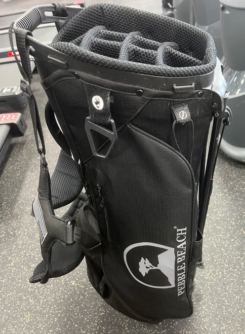 Used PEBBLE BEACH Mens Stand Bag Black 11497-S000149597