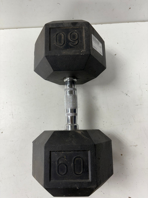 Vist Large View of Product Image Which is Used Hex Dumbbell (Each) 60 lb