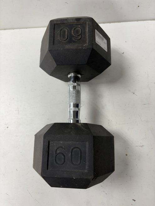 Vist Large View of Product Image Which is Used Hex Dumbbell (Each) 60 lb