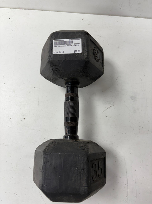 Used Hex Dumbbell (Each) 35 lb 11891-S000303648