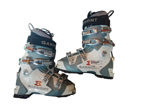 Vist Large View of Product Image Which is Used GARMONT LUSTER Womens DH Ski Boot White 245 MP - M06.5 - W07.5