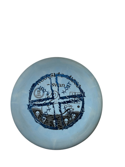 Vist Large View of Product Image Which is Used Westside WESTSIDE DICS SWAN PUTTER 3 2 1 0 Disc Golf Putter Carolina Blue 11838-S000042848