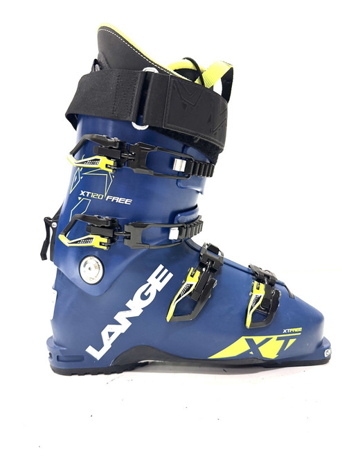 Used Lange XT120 FREE Mens DH Ski Boot Navy Blue 285 MP - M10.5 - W11.5 11860-S000293075