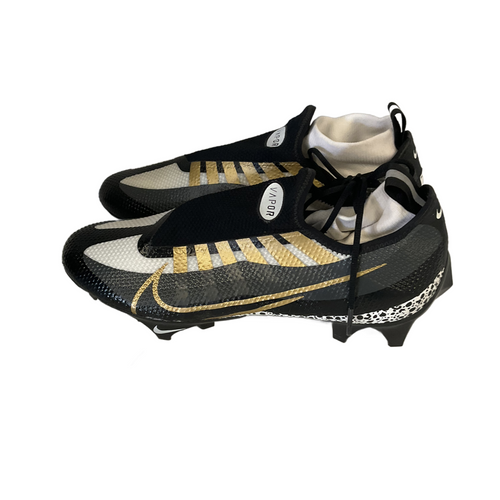 Vist Large View of Product Image Which is Used Nike VAPOR EDGE PRO 360 Adult FB Cleats Black And White Senior 9 11852-S000025159