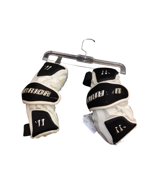 Used Warrior ARM Lacrosse Arm Pads/Guards White MD 11799-S000195141