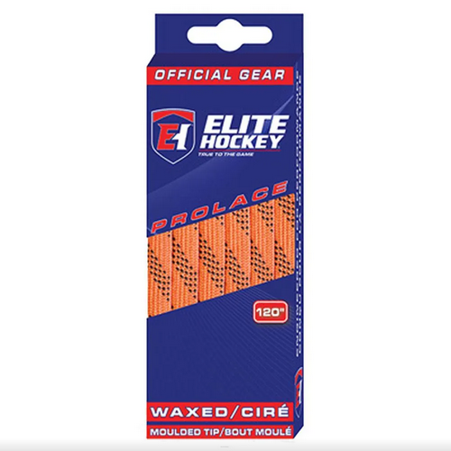 Vist Large View of Product Image Which is New OR/BK Waxed Laces 120''