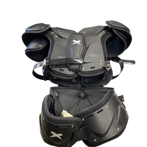 Vist Large View of Product Image Which is Used Xenith FLYTE 2 FB Shoulder Pads Black SM 11760-S000077640