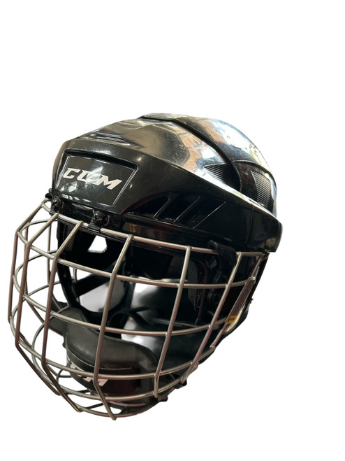 Used CCM FL40 COMBO UNCERT XS Helmet Cage Combo Black XS 11631-S000445231