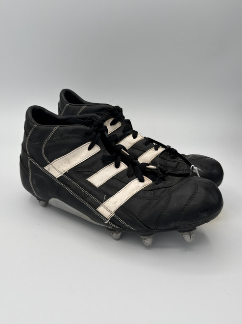 Vist Large View of Product Image Which is Used Adidas Rugby Cleats Black Senior 9.5