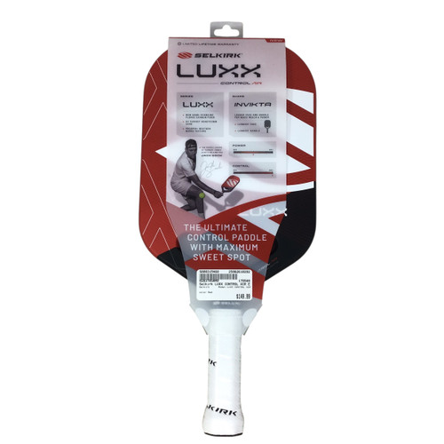 Used Selkirk LUXX CONTROL AIR Pickleball Racquet Red NEVER USED