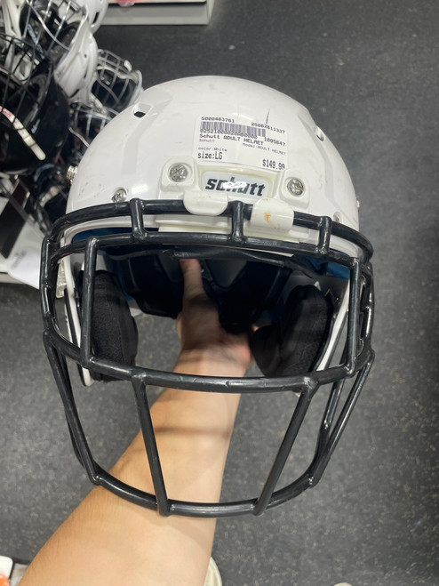 Vist Large View of Product Image Which is Used Schutt ADULT HELMET FB Helmet White LG