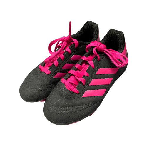 Vist Large View of Product Image Which is Used Adidas Soccer Cleats Black And Pink Youth 11.0 11794-S000262272