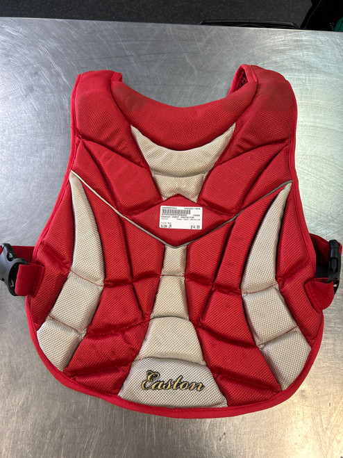 Used Easton CHEST PROTECTOR Catchers Chest Protector Red Junior 11868-S000063594