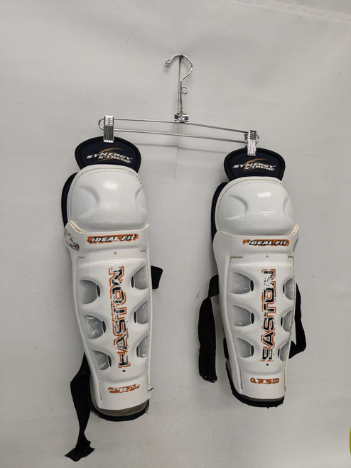 Used Easton SYNERGY Junior Shin Guards White 13" 11821-S000025495