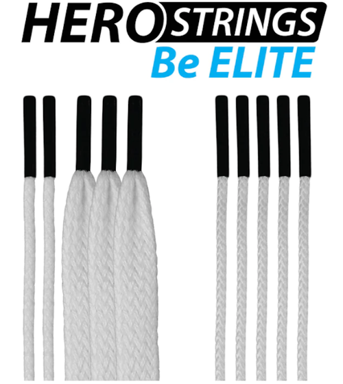Vist Large View of Product Image Which is New East Coast Dyes HEROSTRINGS KIT LAX Mesh Pocket Kit White