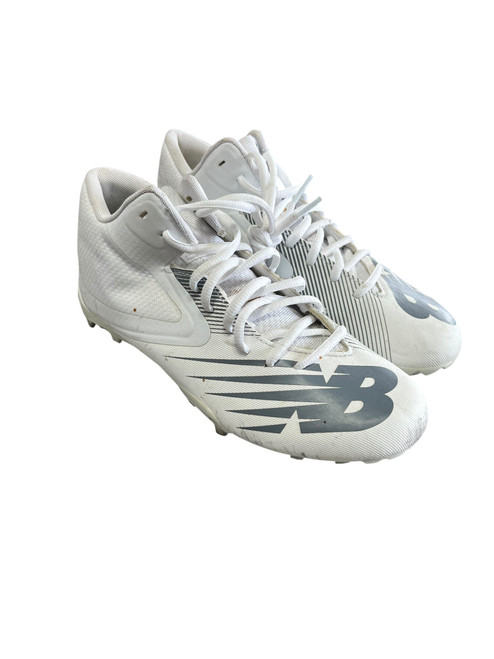 Used New Balance Adult FB Cleats White Senior 7.5 11833-S000163956