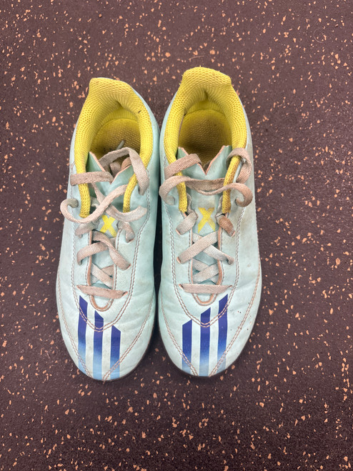Vist Large View of Product Image Which is Used Adidas Soccer Turf Shoes Royal Blue Junior 01 11774-S000081776