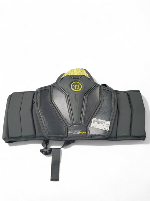 Vist Large View of Product Image Which is Used Warrior F8 PRO Lacrosse Rib Pads Grey LG 11863-S000022598