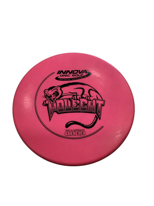 Vist Large View of Product Image Which is Used Innova DX POLECAT Disc Golf Putter Pink 11884-S000047738