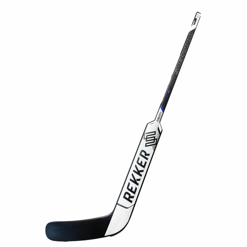 Vist Large View of Product Image Which is New Sher-wood REKKER G30 GOALIE STICK Youth Goalie Stick Black And White 19"