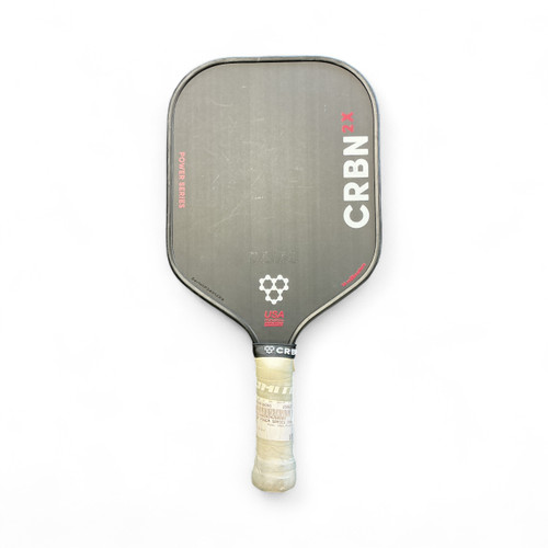 Vist Large View of Product Image Which is Used CRBN POWER SERIES Pickleball Racquet Black