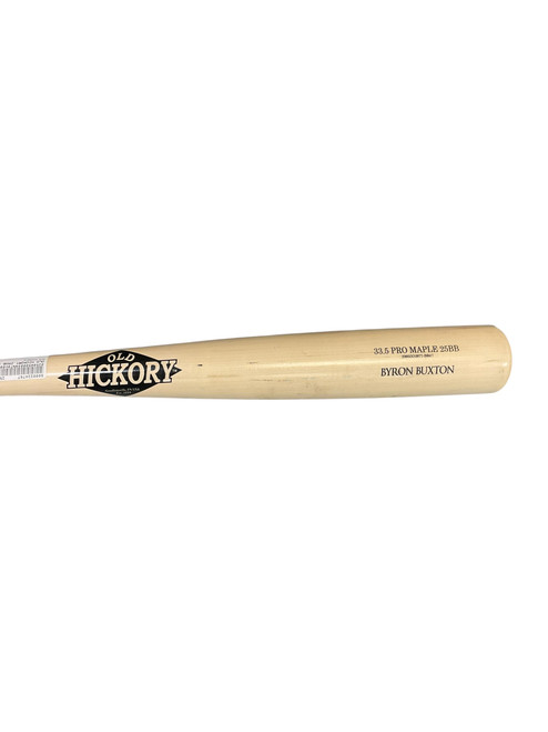 Used Old Hickory 25BB BB/SB Wood Bat 33 1/2".     Vist Large View of Product Image Which is Used Old Hickory 25BB BB/SB Wood Bat 33 1/2".