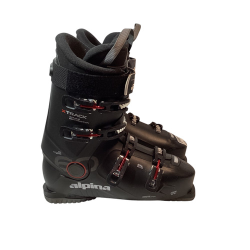 Used Alpina X TRACK Mens DH Ski Boot Black 315 MP - M13.5 11815-S000481663