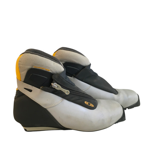 Used Salomon Womens SNS XC Ski Boots Grey W 06.5-07 / JR 4.5-05 11749-S000185991