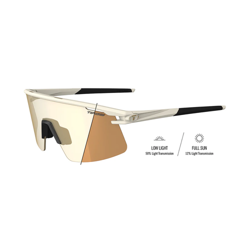 Vist Large View of Product Image Which is New Tifosi Moab Lite Biking Glasses- Sahara Frame/Clarion Gold Fototec Lens