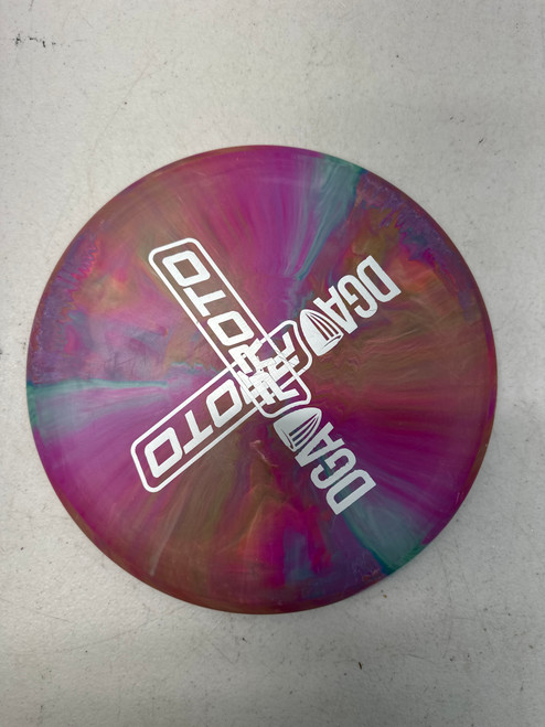 Vist Large View of Product Image Which is New DGA PROTO SWIRL SURF Disc Golf Putter Pink 173g 11835-S000195642