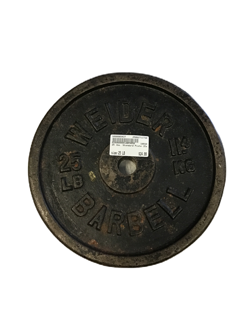 Used Standard Plate (Each) 25 lb 11730-S000065437