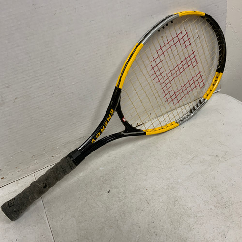 Used Wilson ENERGY Adult Tennis Racquet Yellow 4 3/8" 11762-S000065041