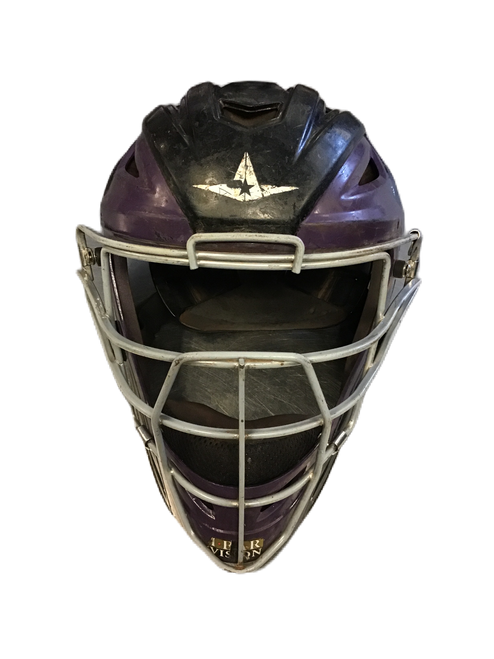 Used All-Star MVP2410-1 Catchers Helmet w/Mask Black One Size 11730-S000065438