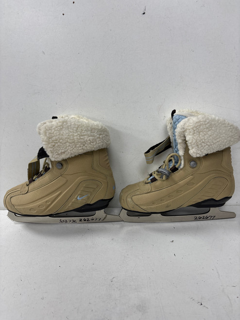 Used Nike SOFT BOOT WomensFigure Skate Brown Senior 5 11891-S000303726