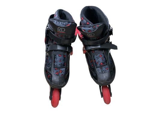USED RollerDerby RD Junior Aggressive Skates Black Adjustable