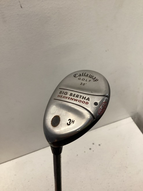 Used Callaway BIG BERTHA Mens Hybrid Club LH 3 Hybrid 11443-S000195319