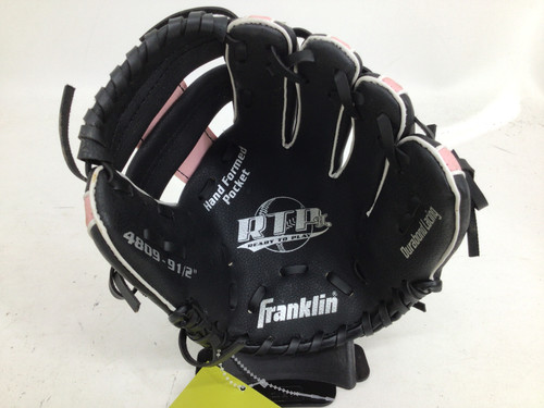Used Franklin RTP 9.5IN RHT BB GLOVE BB/SB Glove RH Throw Pink 9 1/2" 11752-S000066556