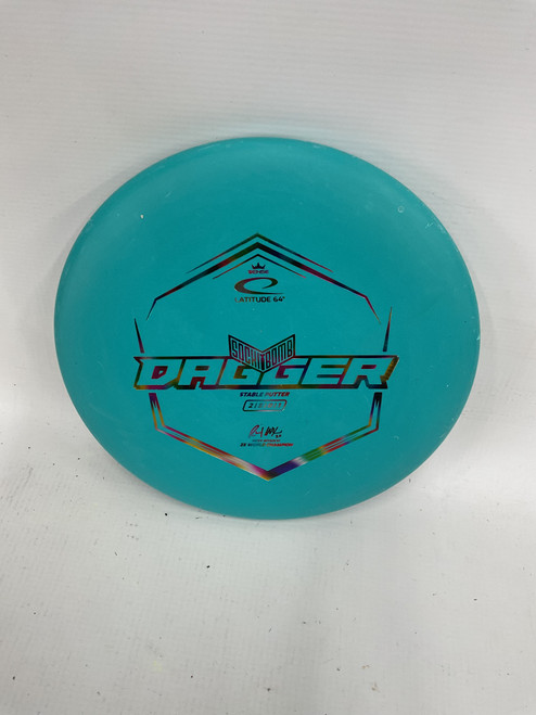 Used Latitude 64 DAGGER Disc Golf Putter Teal 11871-S000017664