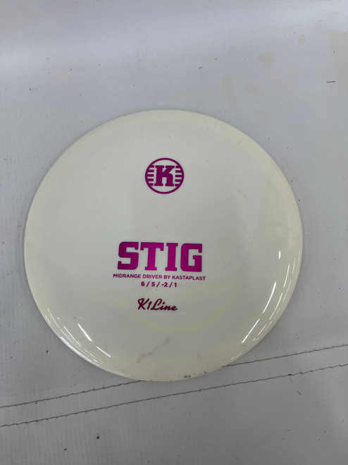 Used Kastaplast STIG Disc Golf Mid Range White 11871-S000017678