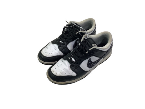 Used Nike DUNK LOW ESSENTIAL PAISLEY PACK BLACK Running/X-Train Shoes M Black And White Senior 12 11347-S000250105