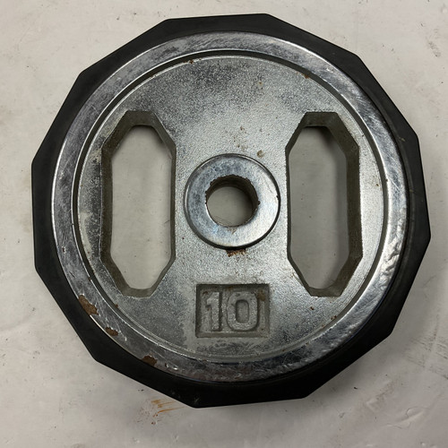 Used 10 LB GRIP PLATE Standard Plate 10 lb 11855-S000187065