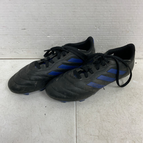 Vist Large View of Product Image Which is Used Adidas Soccer Cleats Royal Blue Junior 04