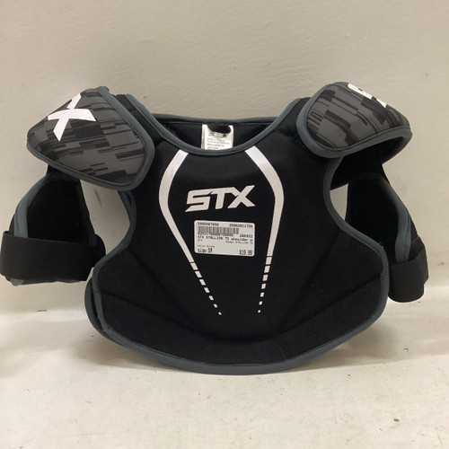 Used STX STALLION 75 Lacrosse Shoulder Pads Black SM 11725-S000487850 Vist Large View of Product Image Which is Used STX STALLION 75 Lacrosse Shoulder Pads Black SM